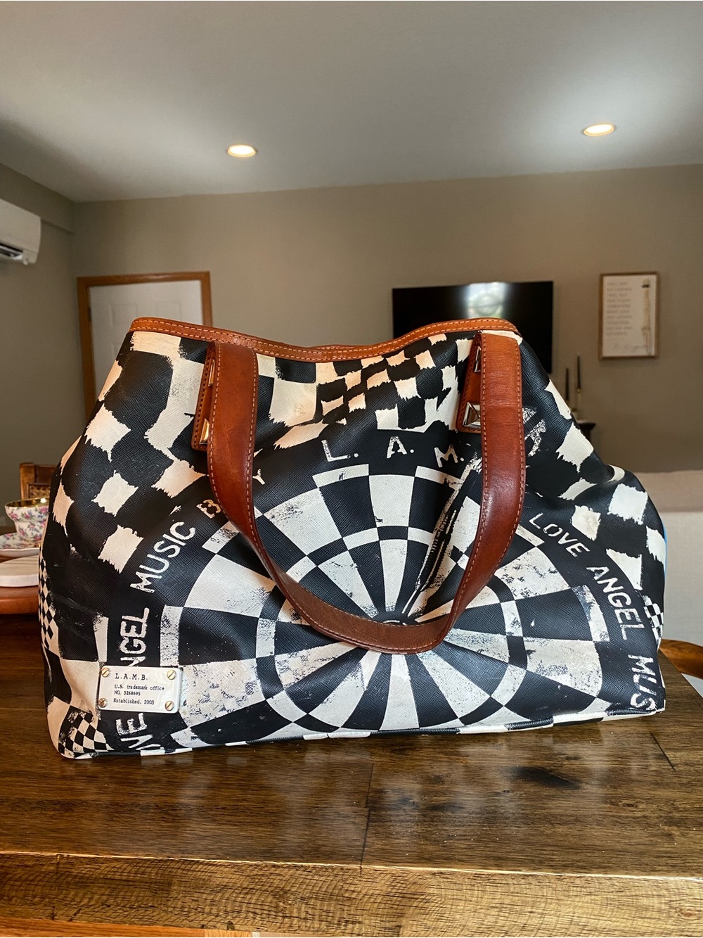 L.A.M.B Gwen Stefani Large Tote VG *RARE*